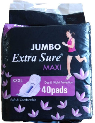 

Extra Sure SANPAD13 Sanitary Pad(Pack of 40)