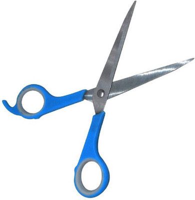 

PELO Stainless Steel Plastic Handle Scissors For Women Household Use, Scissors For Office Use, Hair Dressing Scissors For Salon And Parlour Use, Multipurpose Scissors, Pack Of 1 Scissors(Set of 1, Blue)
