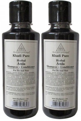 

Khadi Pure Herbal Amla Shampoo + Conditioner 210 ML (Pack Of 2)(420 ml)