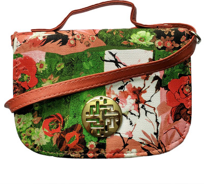 

Gift Corner Women Casual Multicolor Leatherette Sling Bag