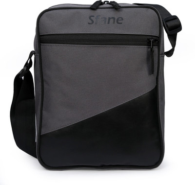 

Sfane Men & Women Casual Grey Polyester, Leatherette Sling Bag