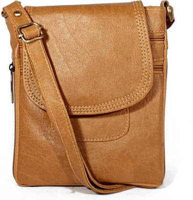 

KKG Girls Evening/Party, Casual, Formal Beige Leatherette Sling Bag