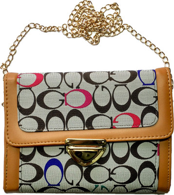 

Gift Corner Women Casual Multicolor Leatherette Sling Bag