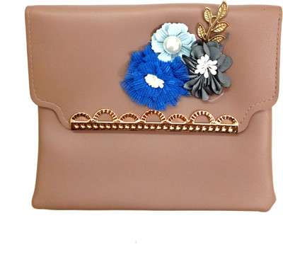 

Lavs Girls Evening/Party, Casual Brown PU Sling Bag