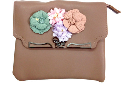 

Lavs Girls Evening/Party, Casual Brown PU Sling Bag