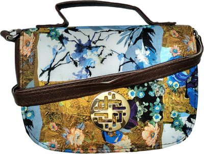 

Gift Corner Women Casual Multicolor Leatherette Sling Bag