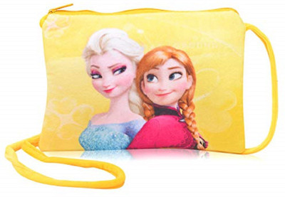 

Chords Girls Casual Yellow Velvet Sling Bag