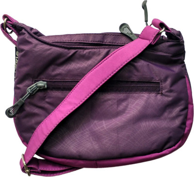 

Gift Corner Women Casual Purple Leatherette Sling Bag