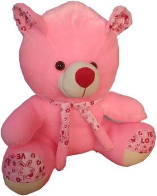 

TANISH SOFT TOYS PINK MUFFLER TEDDY 55 CM - 55 cm(Pink)