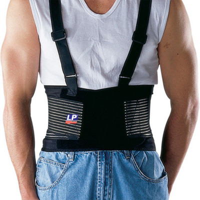 

LP Support LP912 INDUSTRIAL BACK SUPPORT Back Support (, Black