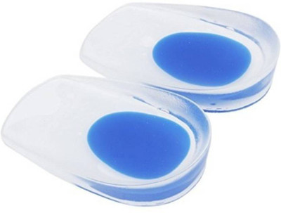 

Ni hao 1 Pair Heel Support Pad Cup Cushion insoles Inserts pain relief Silicon Foot Support (, Blue