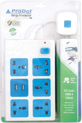 

ProDot PSP-5S1U-1.5M 5 Socket Surge Protector(White)