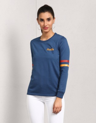 METRONAUT Full Sleeve Printed Women Sweatshirt