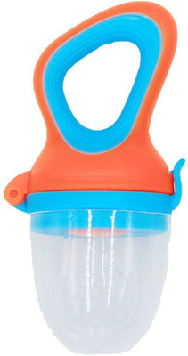 

ae New model Silicone Baby fruit Feeder/BPA Free/Food Feeder/Silicone Food Nibbler/ Food Feeder(Blue, Orange)