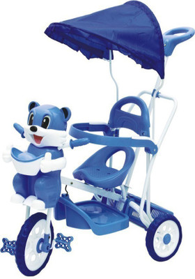 

Oximus Baby Tricycle for Kids with Front Back Basket , Canopy & Parent Handle Recommended for Toddler 1,2,3,4,5 Year Old Children Tricycle for kids (Blue) tricycle for kids, tricycle for baby , baby tricycle 502tricycle Tricycle(Blue), Blue;white