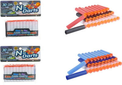 

Wishkey Soft Foam Suction Bullets Universal Darts Toy Guns Set of 60 for Blaster, Blaze Storm,Strike Elite Guns,Target Shooting Game for Kids or Adults(Multicolor)