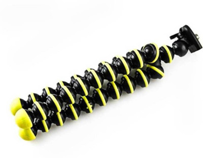 

House Of Sensation Adjustable Mini Octopus Mobile Phone Camera Stand Clip Bracket Holder Tripod (Yellow, Supports Up to 500 g) Tripod Kit(Black, Yellow, Supports Up to 300)