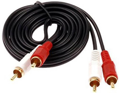 

World2view TV-out Cable High Quality 2RCA To 2RCA Male Stereo Audio Cable 1.5 Meter(Black, For Home Theater)