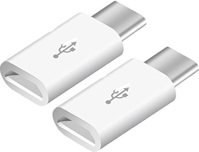 

Perfect Pricee Micro USB to USB Type C (USB 3.1) OTG & Data Transfer Adapter for Smartphones USB Adapter(White)