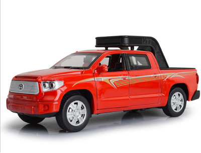 

Emob 1:32 Die Cast Metal Body Red Toyota Pickup Truck Car Toy with Light and Sound Effects(Multicolor)