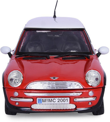 

Motormax 1:18 MINI COOPER Diecast Car Mounted On A Plastic Stand & With The Name Lable(Multicolor)