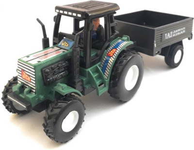 

Nightstar Farmer Tractor with Trolley Toy(Green)
