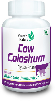 

Vitane Cow Colostrum - Helps Maintain Immunity (Piyush Ghan)(60 No)