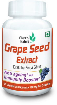 

Vitane Grape Seed Extract - Anti Ageing & Immunity Booster(60 No)