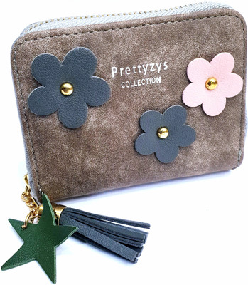 

prettyzys collection Girls Brown Artificial Leather Wallet(6 Card Slots)