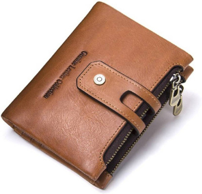 

Pidengbao Men Brown Genuine Leather Wallet(12 Card Slots)