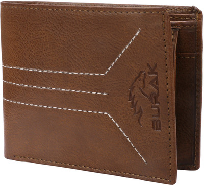 

BURAK Men Brown Artificial Leather Wallet(4 Card Slots)