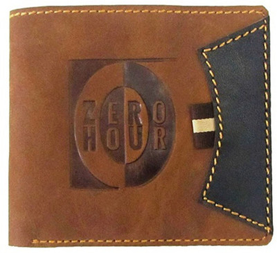 

Zero Hour Men Tan Genuine Leather Wallet(3 Card Slots)