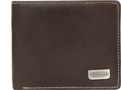 

Hawkeyed Men Brown Genuine Leather Wallet(3 Card Slots)
