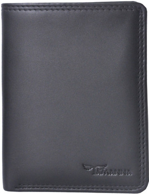 

Tamanna Boys Black Genuine Leather Wallet(9 Card Slots)