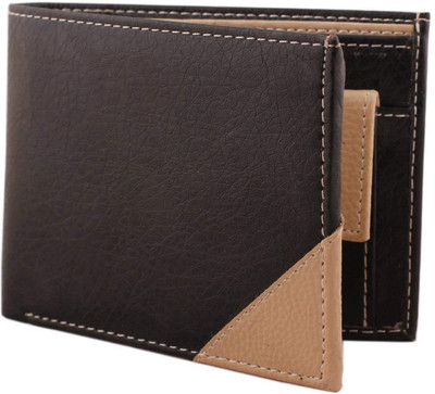 

SHAR Men Brown Artificial Leather Wallet(5 Card Slots), Multicolor