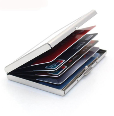 

INDOSON Men Multicolor Aluminium Card Holder(6 Card Slots), Multicolor;silver