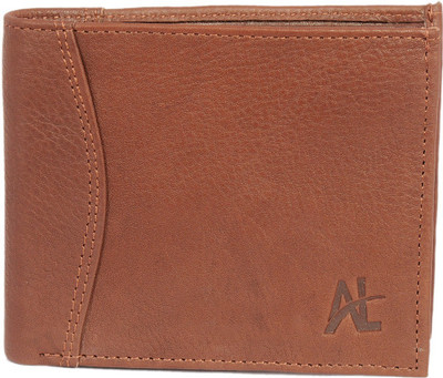 

AL Men Brown Genuine Leather Wallet(8 Card Slots)