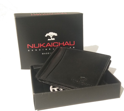 

Nukaichau Boys Black Genuine Leather Money Clip(6 Card Slots)