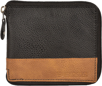 

Skydove Men Black Genuine Leather Wallet(6 Card Slots)