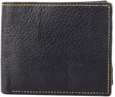 

PRT USA Men Black Artificial Leather Wallet(3 Card Slots)