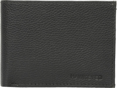 

Hawkeyed Men Black Genuine Leather Wallet(3 Card Slots)