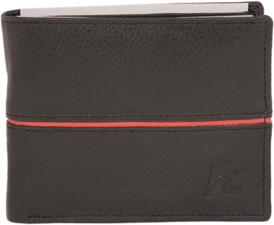 

AL Men Black Genuine Leather Wallet(11 Card Slots)
