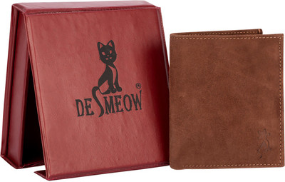 

DE MEOW Men Multicolor Genuine Leather Wallet(11 Card Slots), Multi color