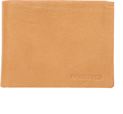 Hawkeyed Men Tan Genuine Leather Wallet(3 Card Slots)