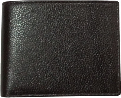 

HEENA FASHION Men Black Genuine Leather Wallet(7 Card Slots)