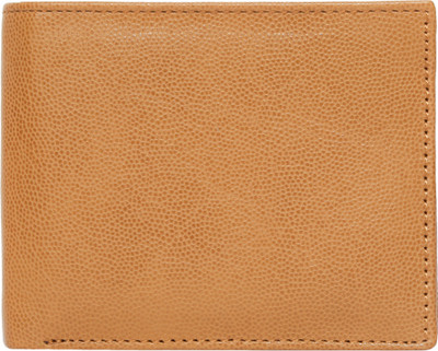 

Hawkeyed Men Tan Genuine Leather Wallet(3 Card Slots)