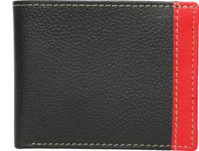 

Hawkeyed Men Black Genuine Leather Wallet(3 Card Slots)