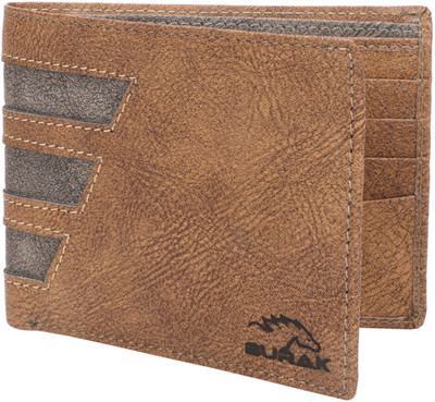 

BURAK Men Brown Artificial Leather Wallet(8 Card Slots), Brown-02