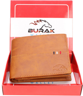 

BURAK Men Brown Artificial Leather Wallet(8 Card Slots)