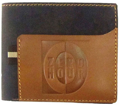 

Zero Hour Men Tan Genuine Leather Wallet(3 Card Slots)